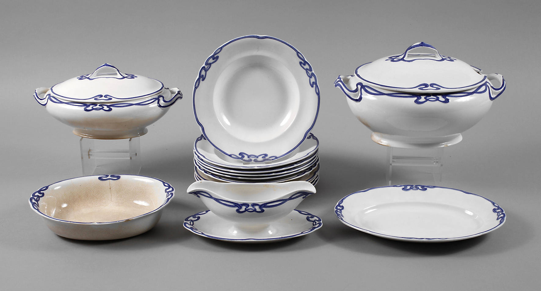 Villeroy & Boch Speiseservice ”Blaue Olga”