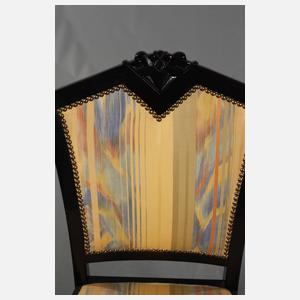 Acht Stühle Art déco