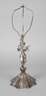 Silber figürliche Tischlampe Art déco
