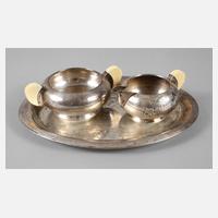 Zucker-/Sahneset Art déco111