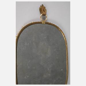 Messing Spiegel Art déco