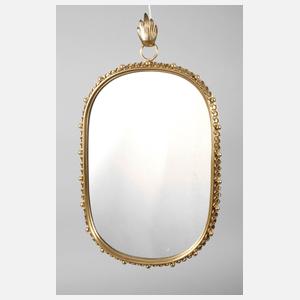 Messing Spiegel Art déco