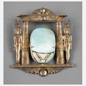 Brosche mit Skarabäus