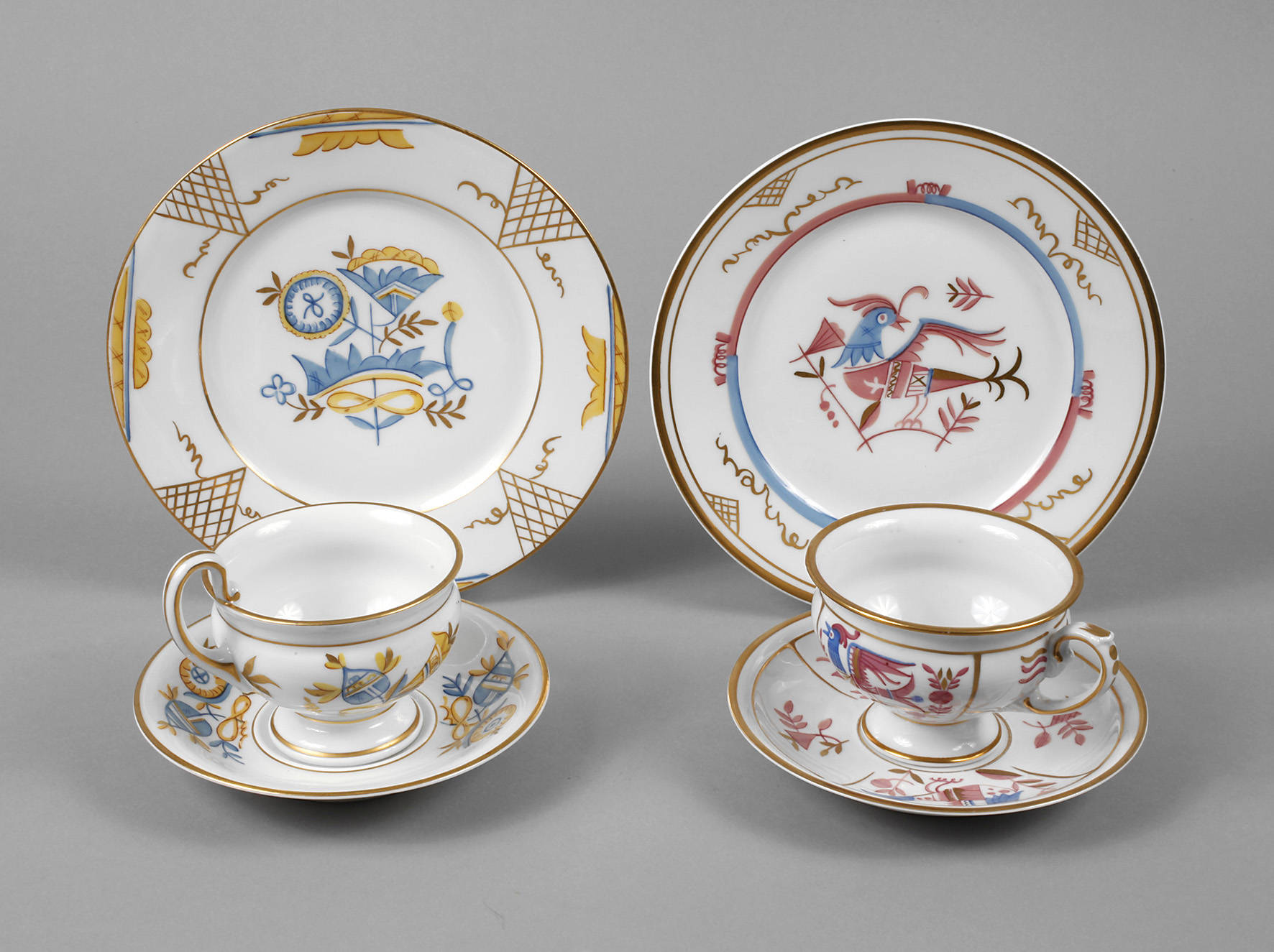 Herrsching zwei Kaffeegedecke Art déco