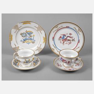 Herrsching zwei Kaffeegedecke Art déco