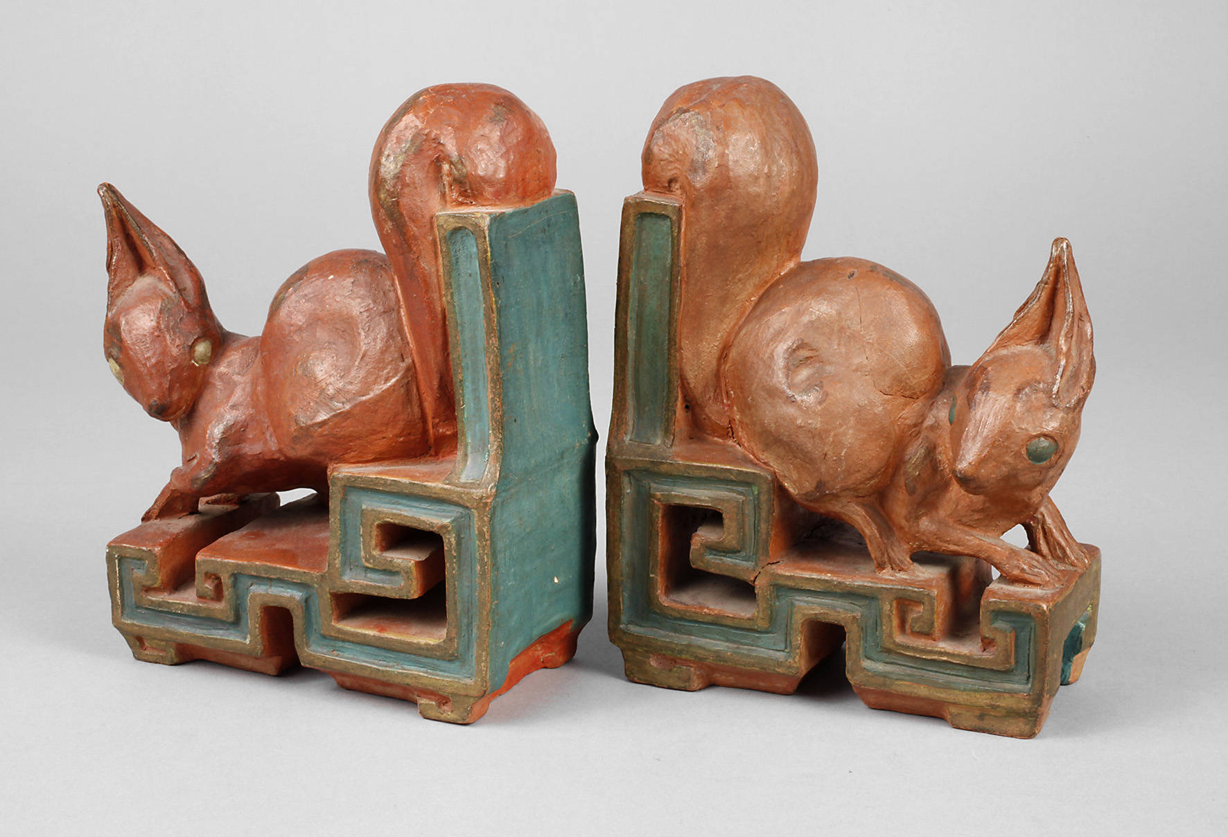 Paar Buchstützen Art déco