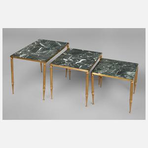 Drei Blumen-Satztische