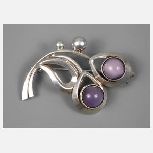 Silberbrosche Hermann Siersbol