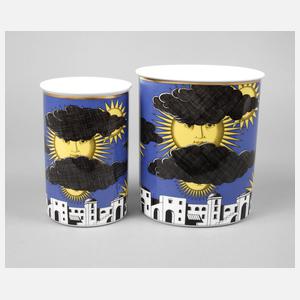 Rosenthal zwei Vasen ”Il sole de Capri”