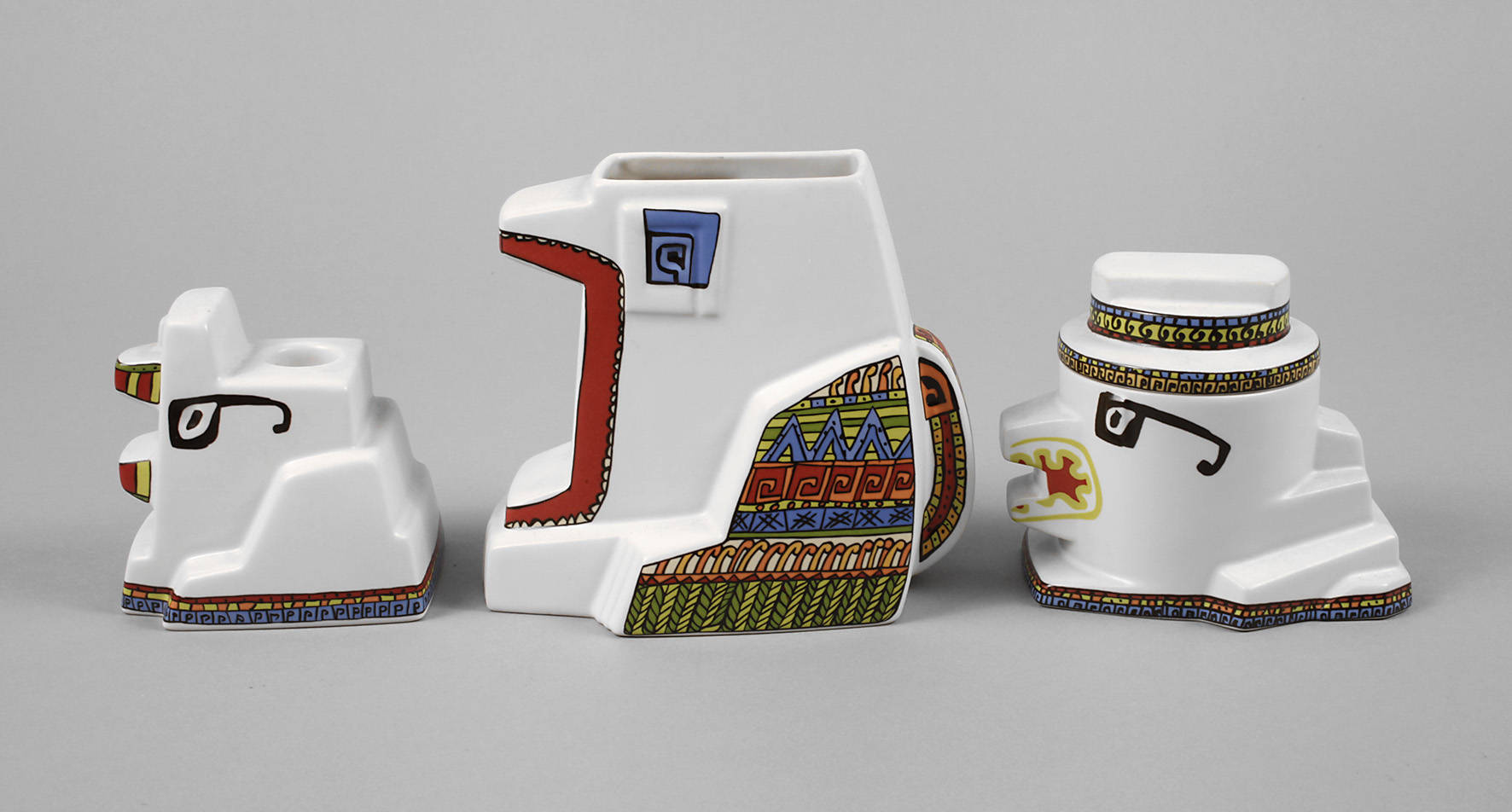 Rosenthal studio-line drei Teile ”Leones”