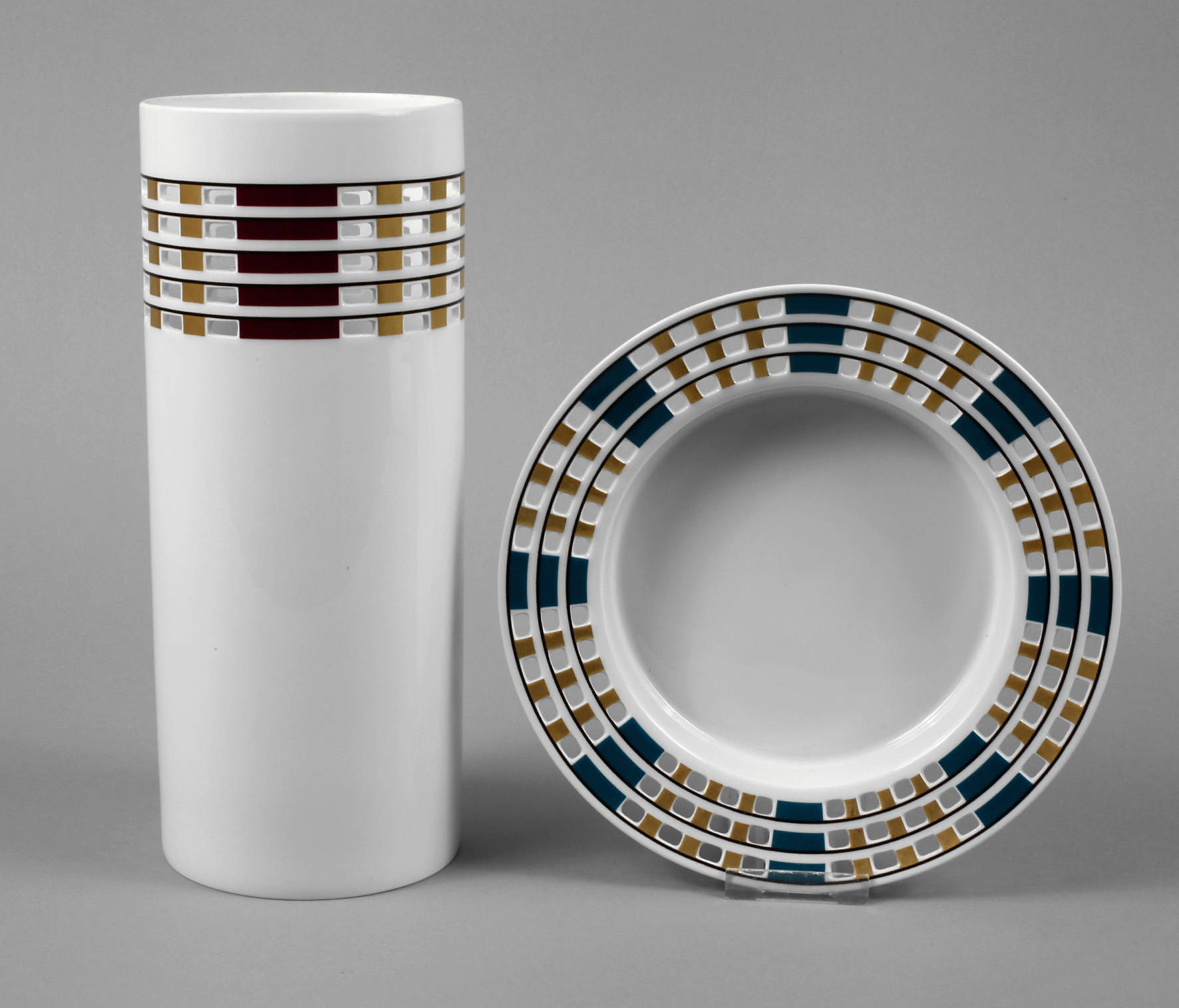 Rosenthal Vase und Schale