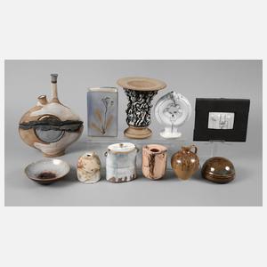 Konvolut moderne Keramik
