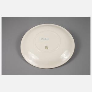 Pablo Picasso Teller Friedenstaube mit Blumen