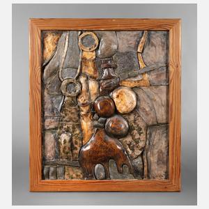 Großes Keramikwandbild