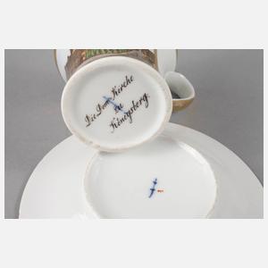 KPM Berlin Ansichtentasse Königsberg