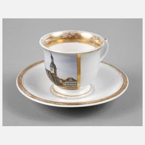 KPM Berlin Ansichtentasse Wolfenbüttel