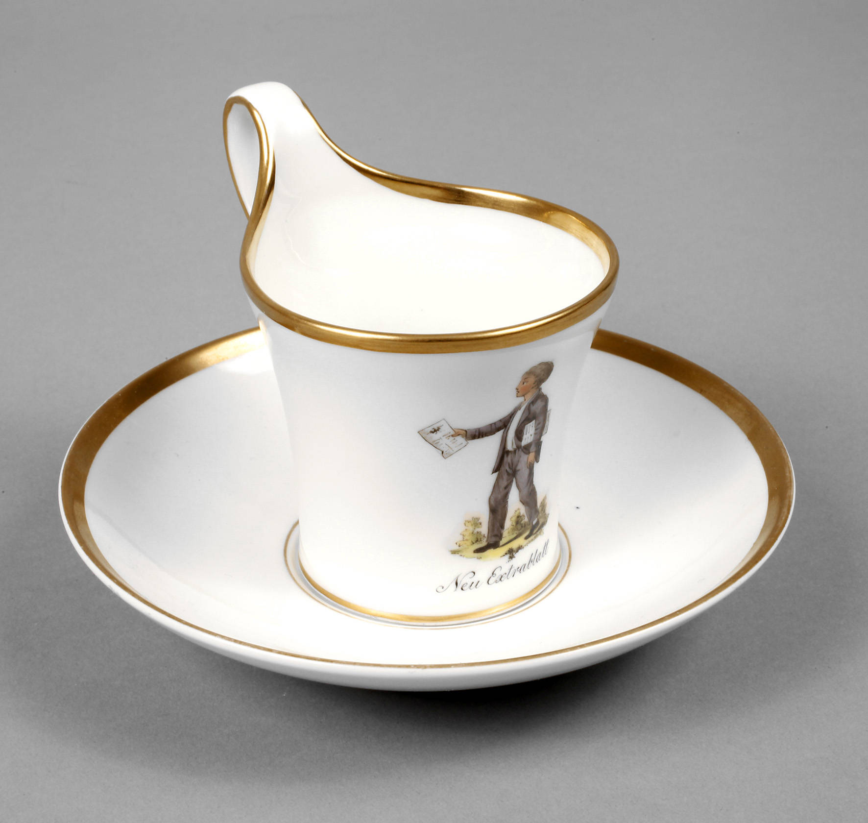 KPM Berlin Werbetasse ”Neu Extrablatt”