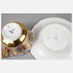 KPM Berlin Tasse mit Untertasse