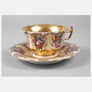 KPM Berlin Tasse mit Untertasse