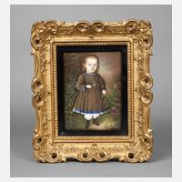 Porzellanbildplatte mit Kinderportrait111
