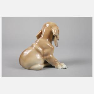 Allach ”Sitzender junger Dackel”