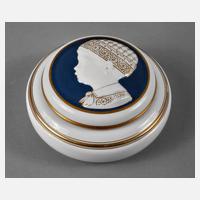 Fachschule Selb Deckeldose mit Halbrelief111