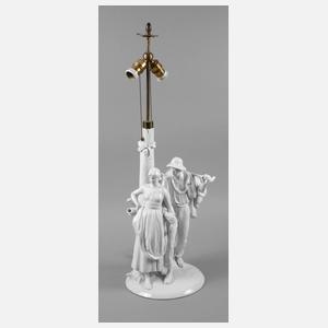 Fraureuth figürlicher Lampenfuß ”Liebeswerbung”