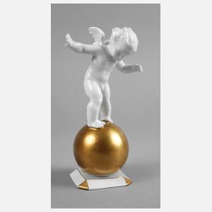 Hutschenreuther Amor auf Kugel