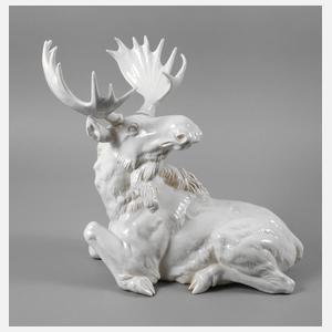 Hutschenreuther liegender Elch