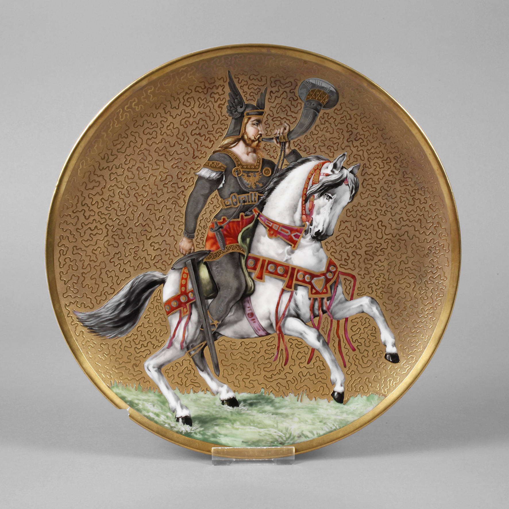 Jäger & Co. Wandteller germanischer Reiter