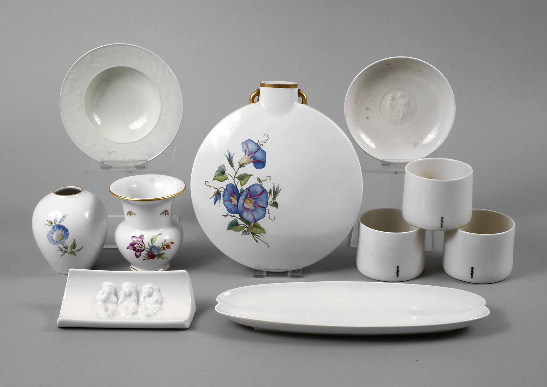 KPM Berlin Konvolut Zierporzellane