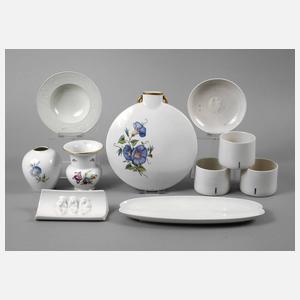 KPM Berlin Konvolut Zierporzellane