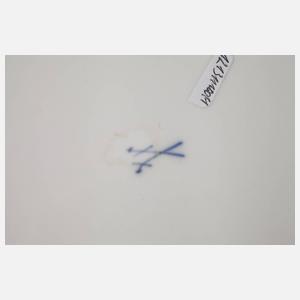 Meissen zwei Teller Schuppendekor