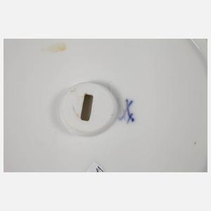 Meissen zwei Teller Schuppendekor