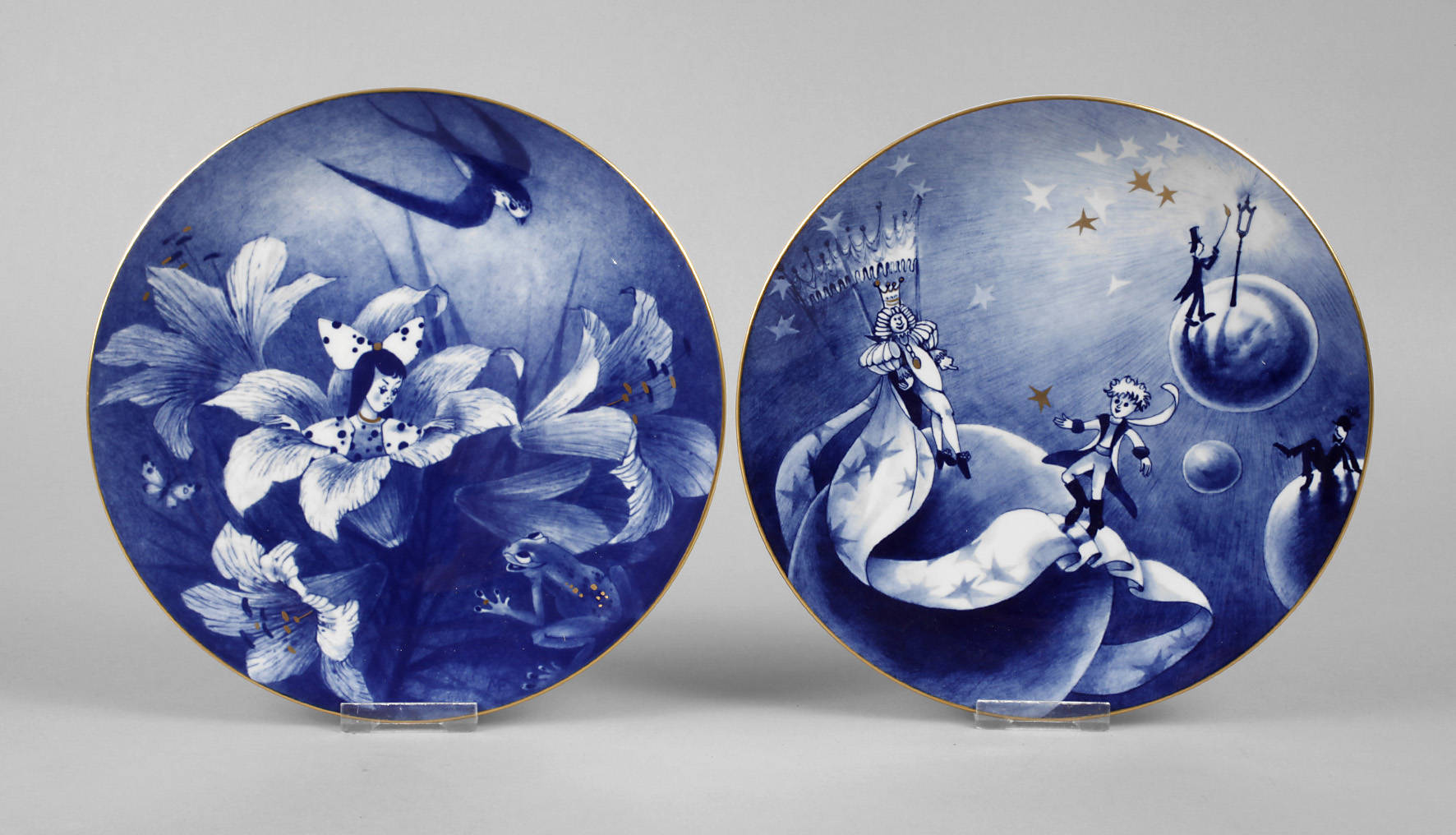 Meissen zwei Märchenteller