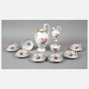 Meissen Kaffeeservice ”Rote Rose”
