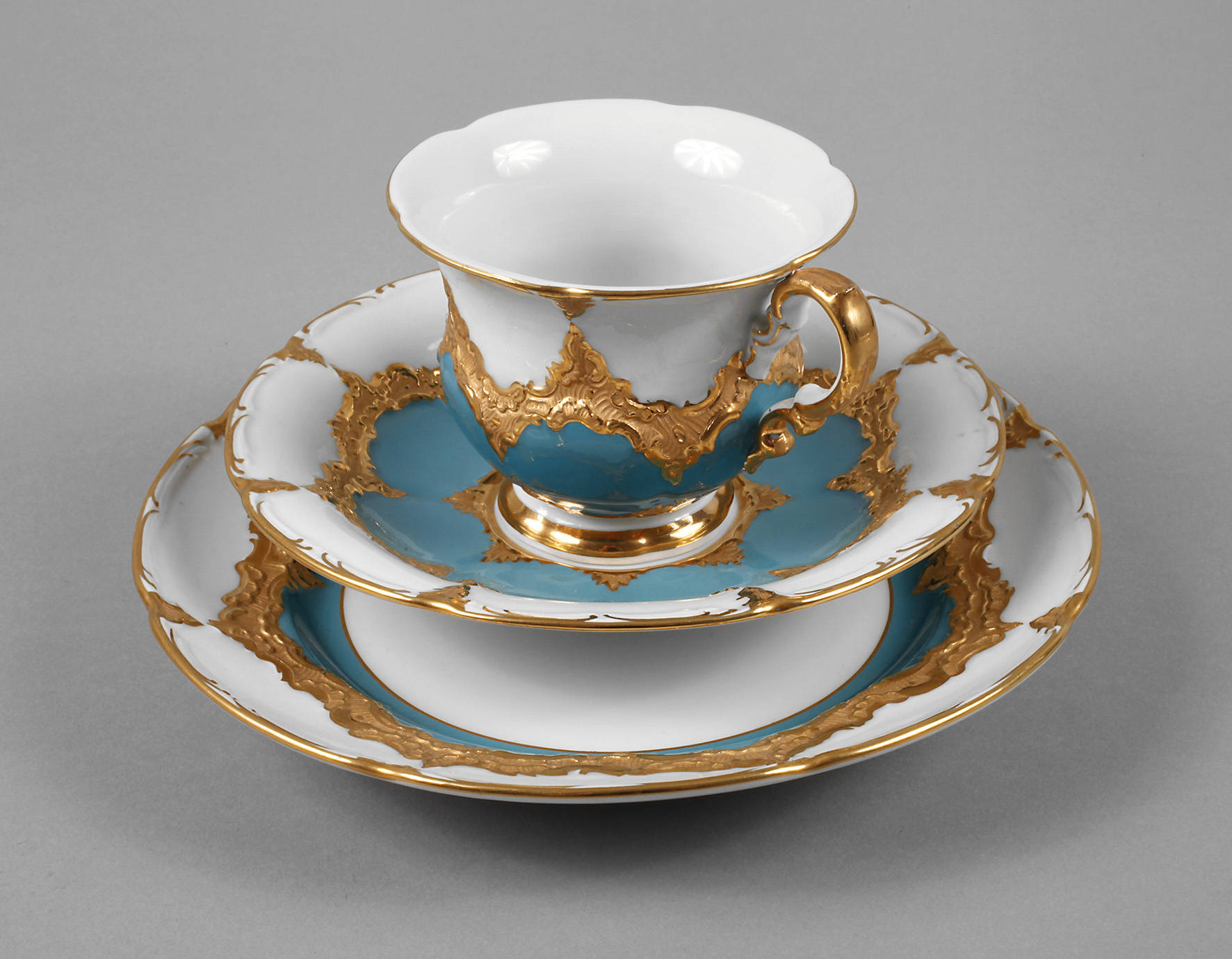 Meissen Prunkgedeck B-Form