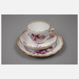 Meissen Mokkaservice für sechs Personen