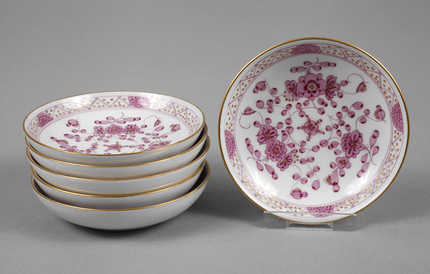 Meissen sechs Konfektschalen