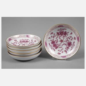 Meissen sechs Konfektschalen