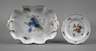 Meissen Tablett und Teller
