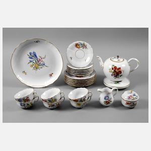 Meissen Teeservice für sechs Personen