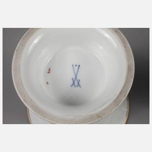 Meissen drei Trichtervasen