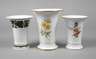 Meissen drei Trichtervasen