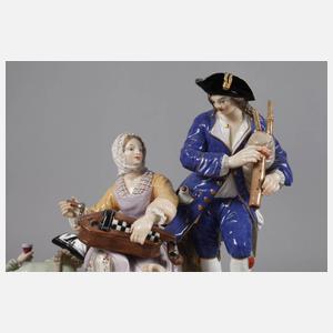 Meissen große Figurengruppe