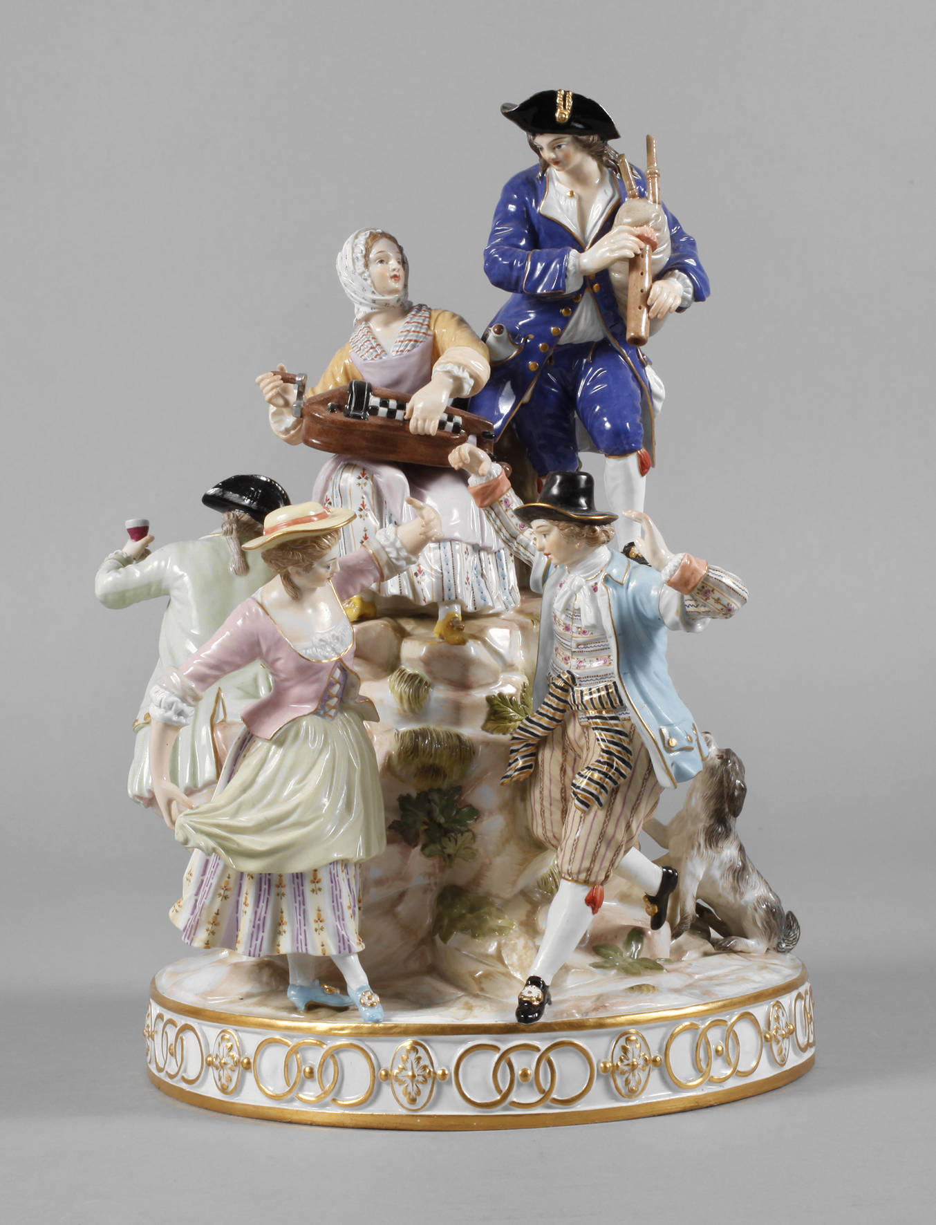 Meissen große Figurengruppe