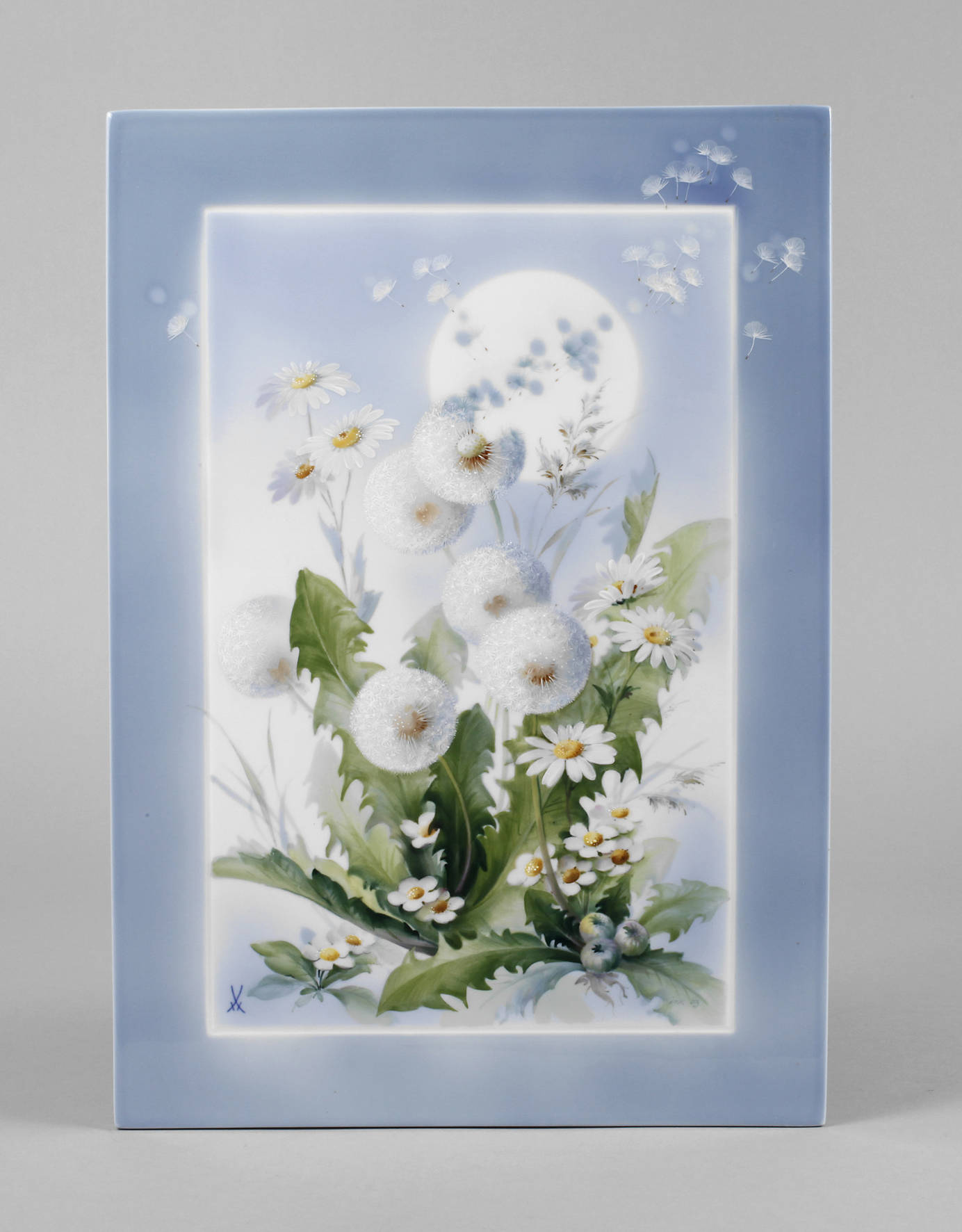 Meissen Wandbild ”Pusteblumen”