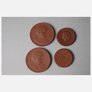 Meissen Konvolut Plaketten