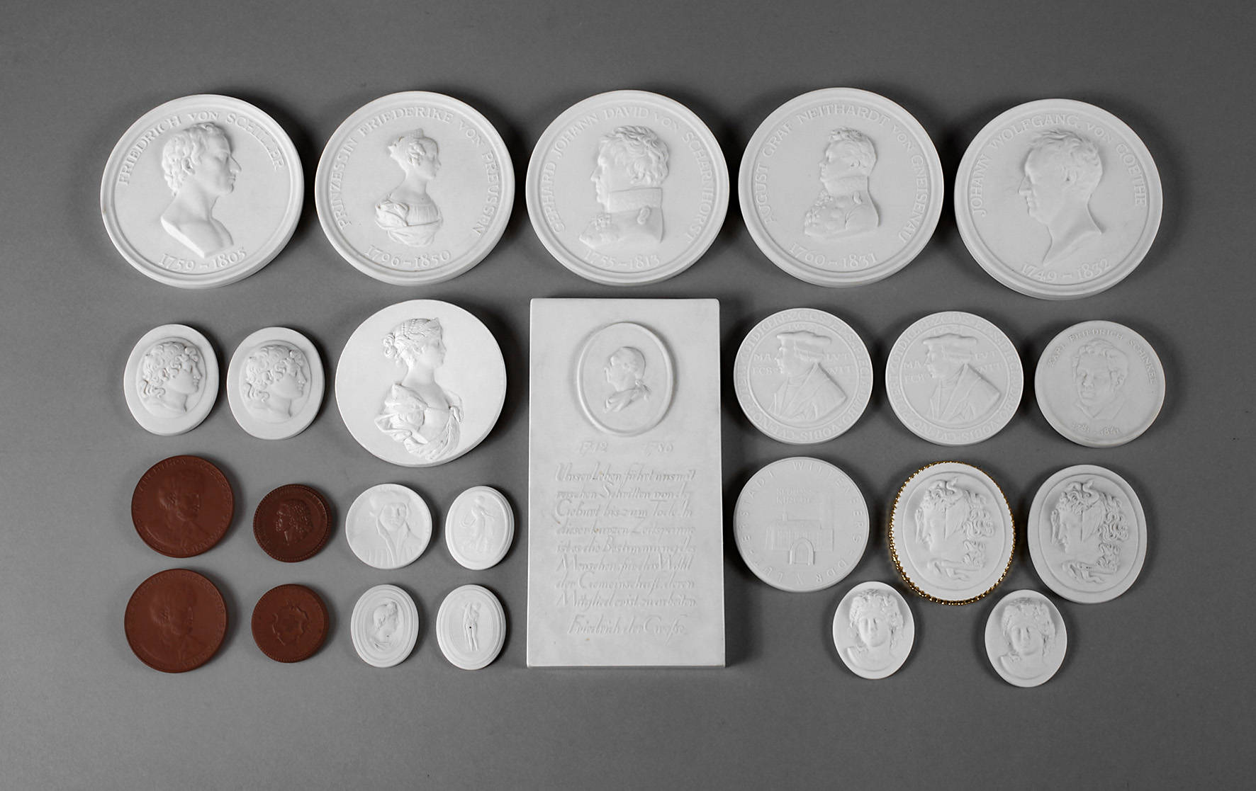 Meissen Konvolut Plaketten