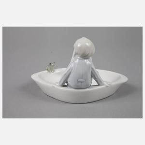 Metzler & Ortloff Visitenkartenschale mit Zwerg